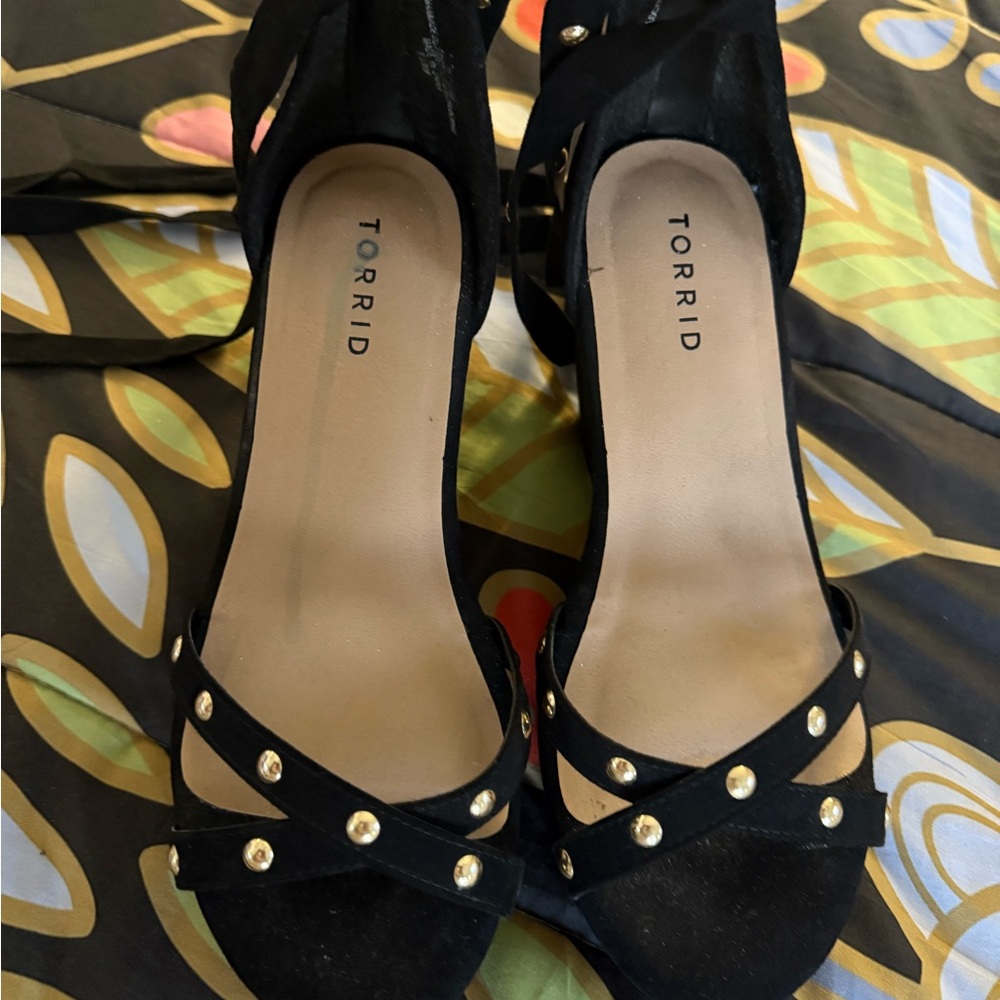 Torrid Black Studded Women's Sandals